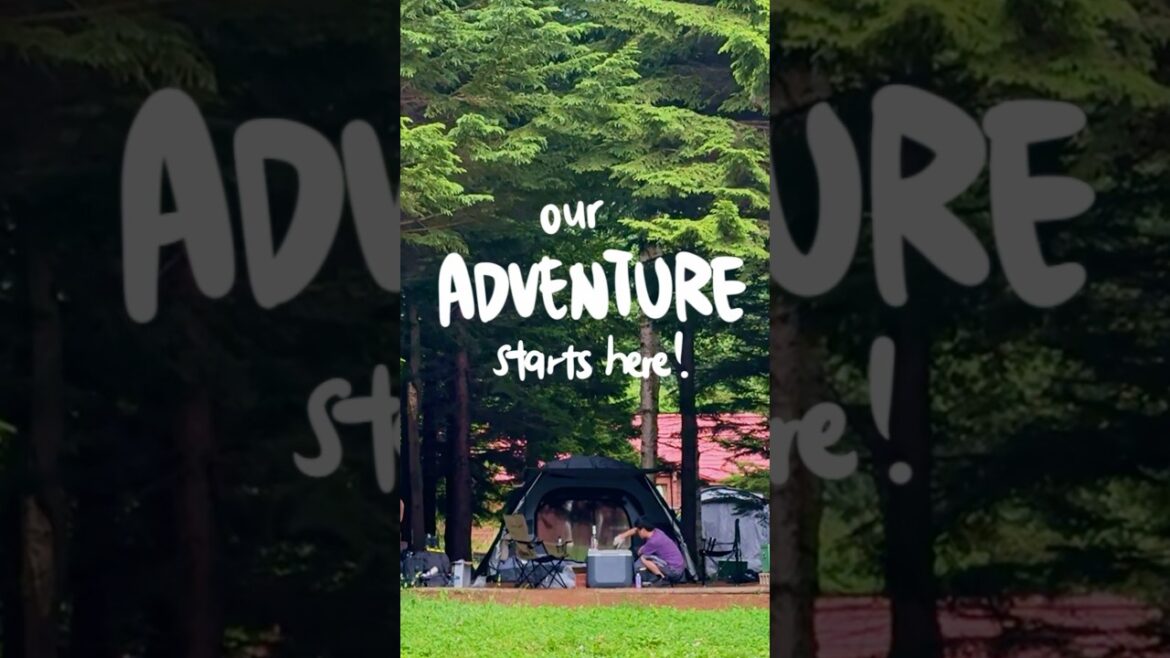 We went to Hokkaido to camp! For the first time ever!