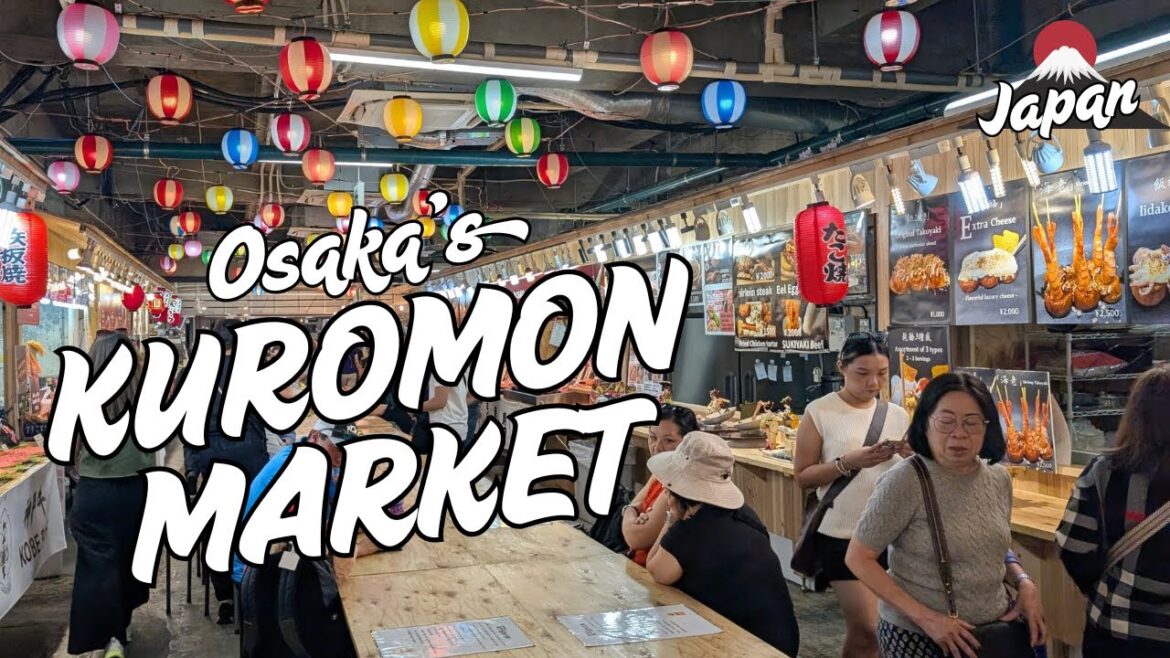 Osaka's Kitchen - A Walking Tour of Kuromon Market!