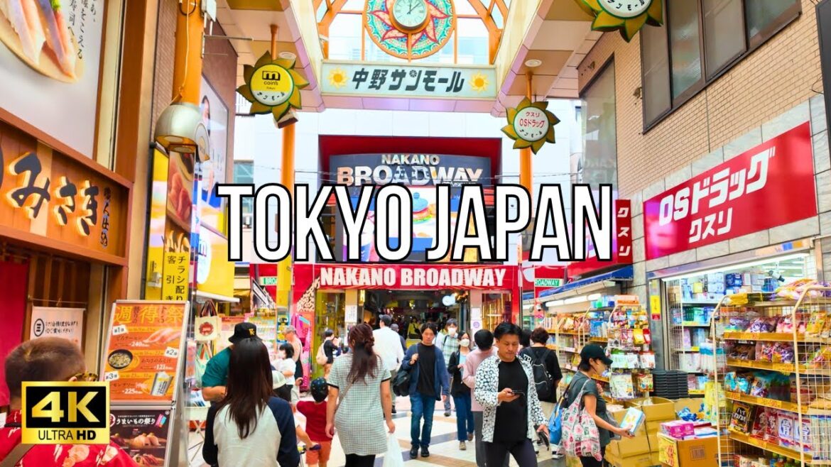 TOKYO JAPAN 4K WALKING TOUR - Nakano: Otaku Culture, Broadway & Deep Retro Alleyways [4K HDR]