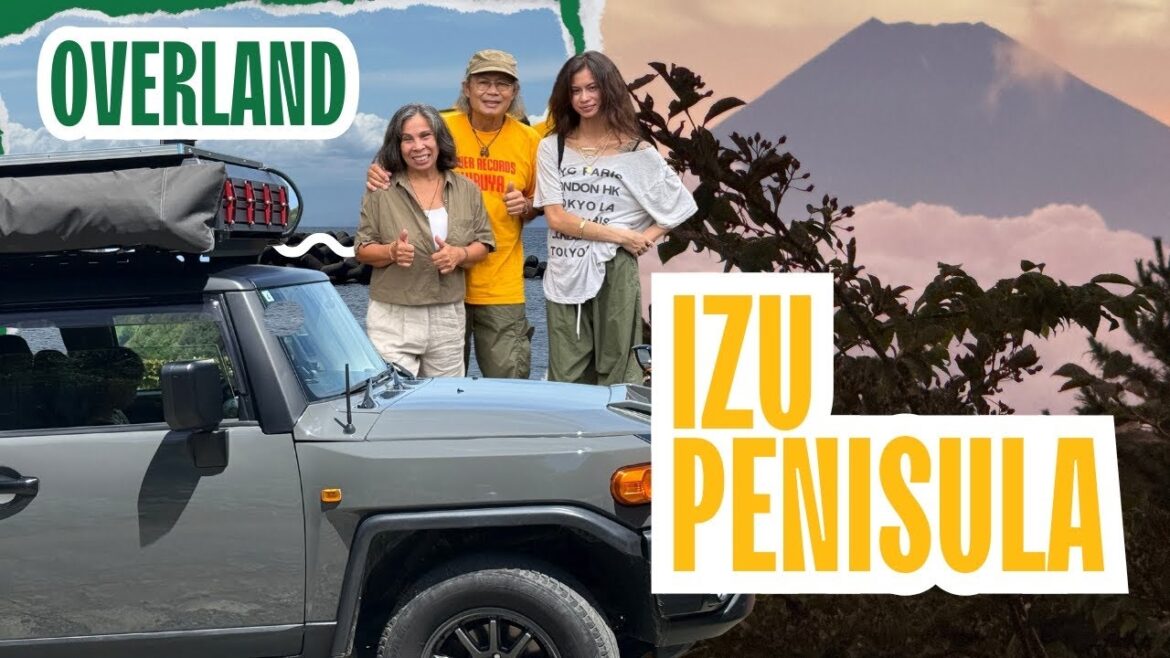 OVERLAND JAPAN! Camping the Stunning Izu Peninsula! Onsen, Seafood, Mt. Fuji Views! @NullaCruising