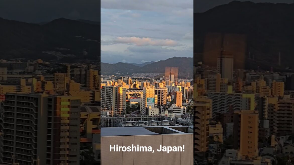 View of Hiroshima, Japan!  #hiroshima #japantravel
