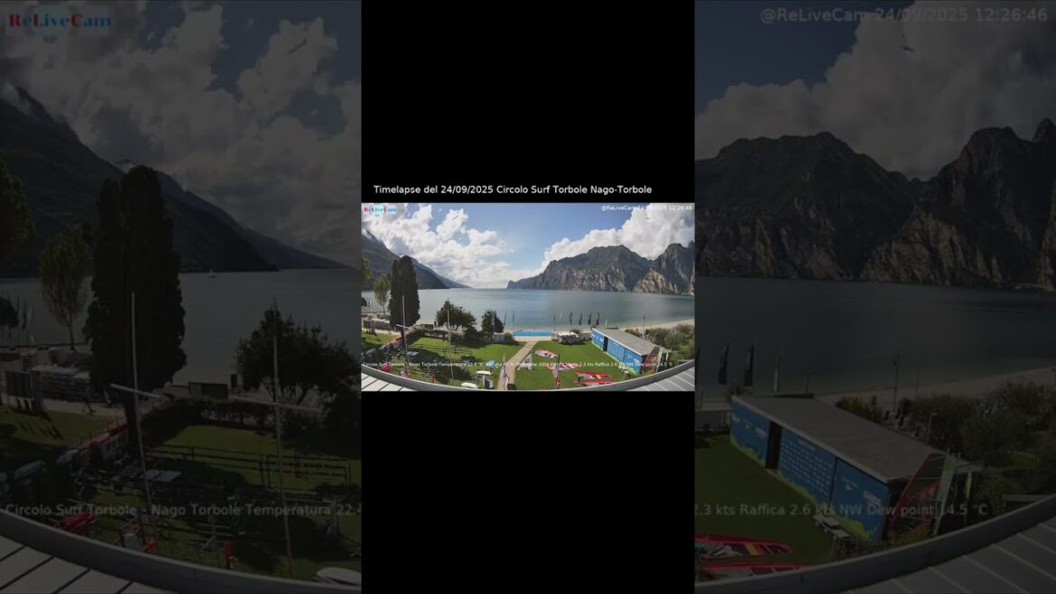 TimeLapse del 24/09/2025 Circolo Surf Torbole Nago-Torbole(TN) #shorts #timelapse #livecam TimeLapse del 24/09/2025 Circolo Surf Torbole Nago-Torbole(TN) #shorts #timelapse #livecam