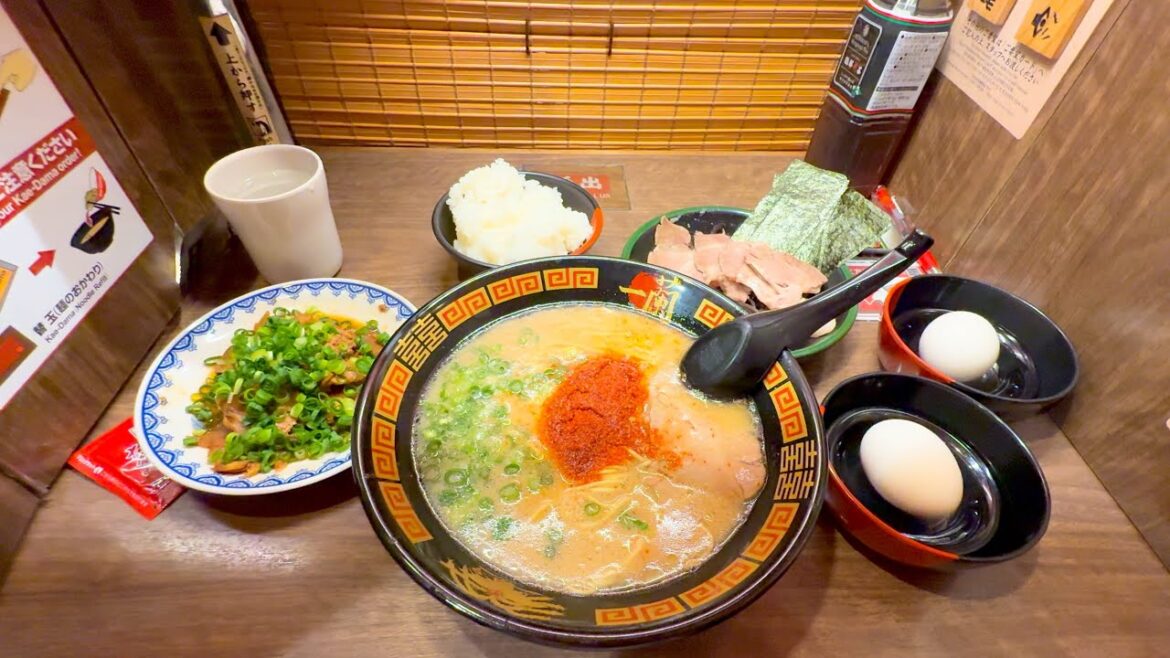 PERFECT Ramen Noodle in Japan｜Ichiran Ramen 🍜