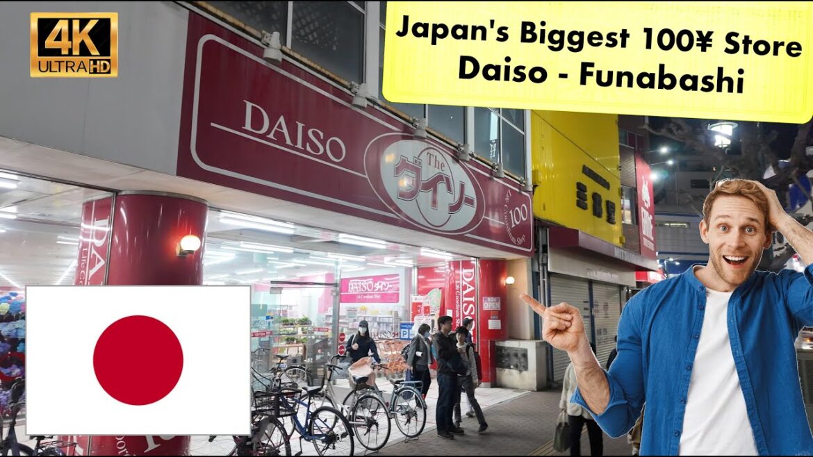 DAISO Giga Funabashi Store / Shopping Walking Tour / Food Court / Tokyo / Japan / ASMR 4K DAISO Giga Funabashi Store / Shopping Walking Tour / Food Court / Tokyo / Japan / ASMR 4K