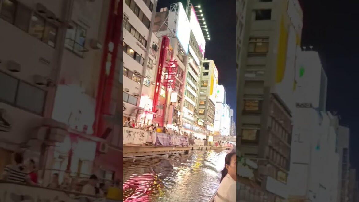 Crusise Ride Dotonbori Osaka Japan🇯🇵