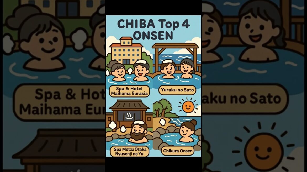 ♨️ Top 4 Onsen in Chiba, Japan | Relaxing Hot Springs Guide 🌊✨ #Shorts #Chiba #Onsen #JapanTravel