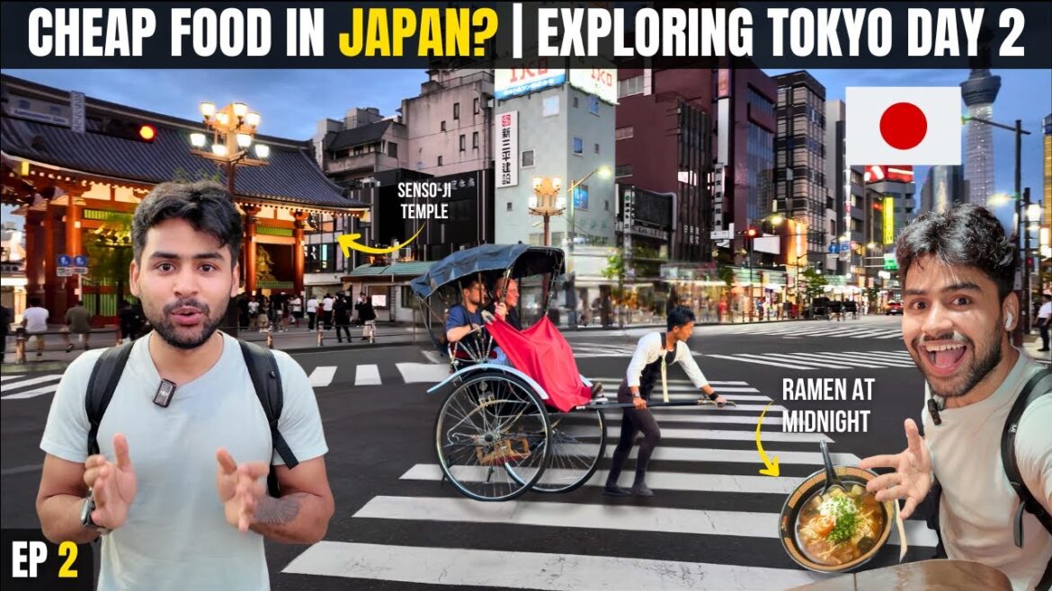 CHEAP FOOD in Japan? 🇯🇵 7-Eleven Tour + Midnight Ramen & Sensoji Temple | Tokyo Vlog