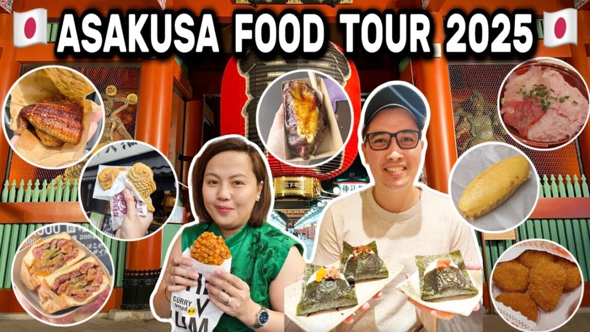 TOKYO STREET FOOD TOUR 2025: EVERYTHING WE ATE IN ASAKUSA | JAPAN VLOG TOKYO STREET FOOD TOUR 2025: EVERYTHING WE ATE IN ASAKUSA | JAPAN VLOG
