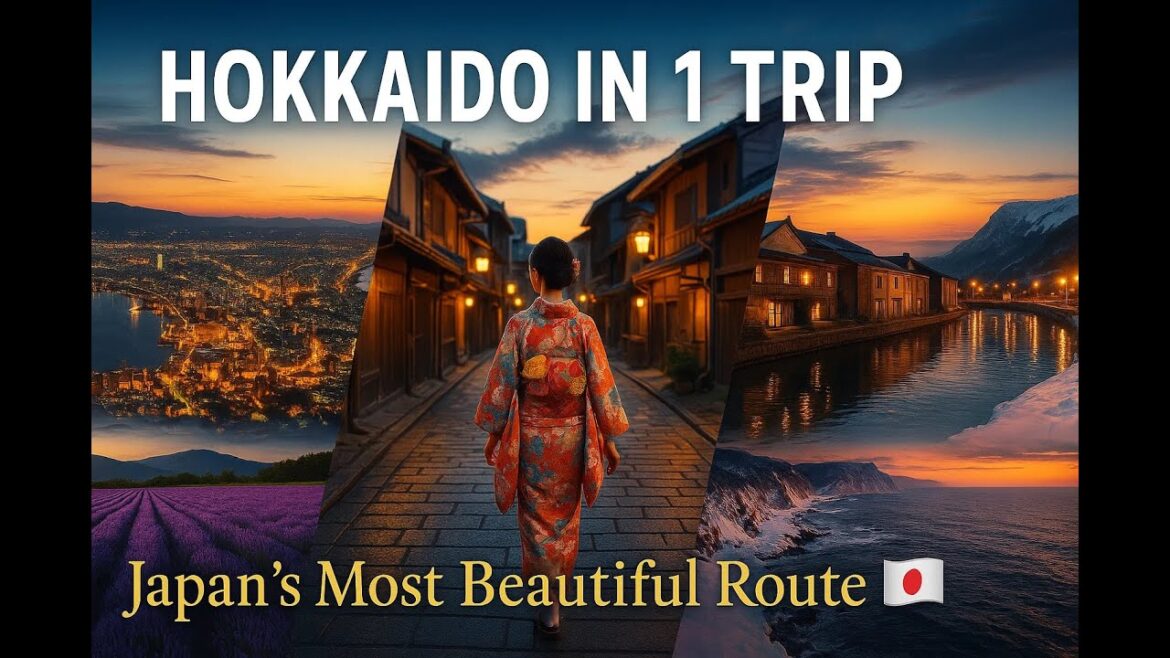 Hokkaido in 1 Trip 🇯🇵 | Sapporo → Otaru → Furano → Hakodate → Shiretoko | Japan Most Beautiful Route