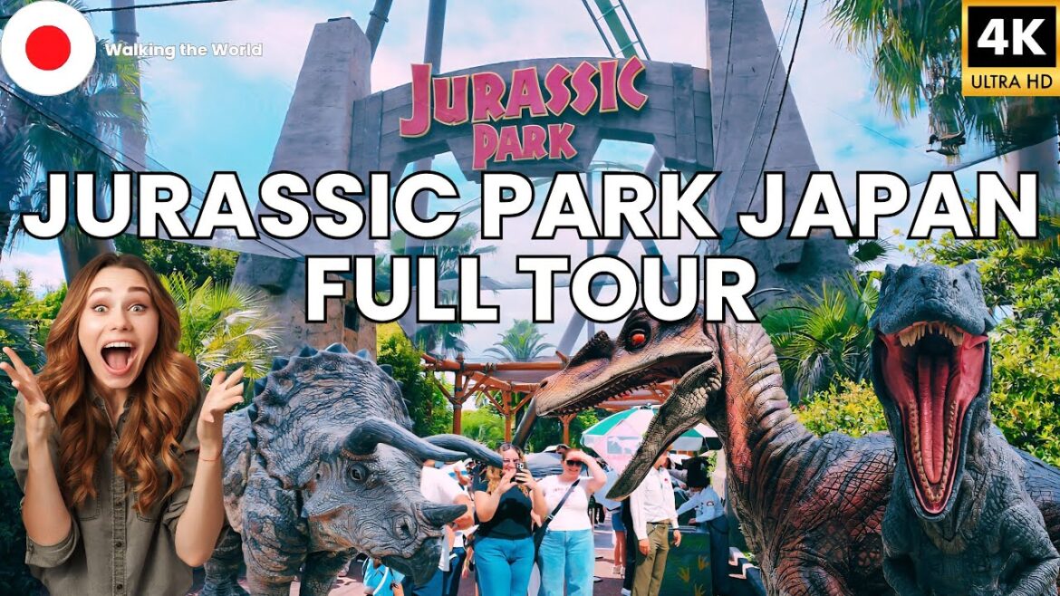 Jurassic Park Japan FULL Tour 2025 at Universal Studios | T-Rex, Raptors & Refurbished Rides [4K]