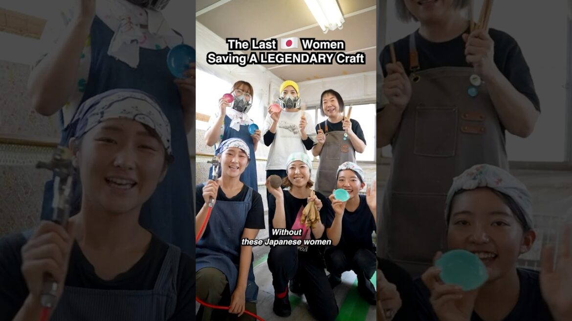 The Last Japanese Women Continuing a LEGENDARY Craft #japan #fashion #craftsmanship