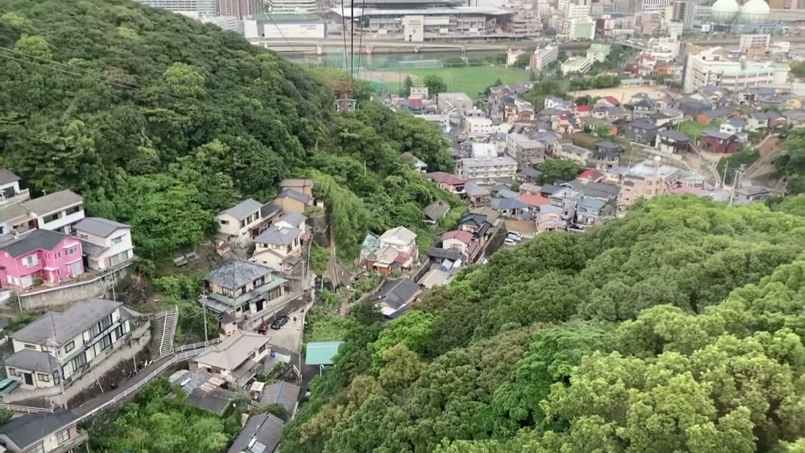 View from Nagasaki Ropeway - Nagasaki, Japan