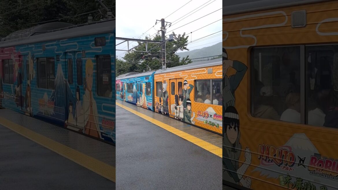 Naruto Train #kawaguchiko #japan #travel #anime