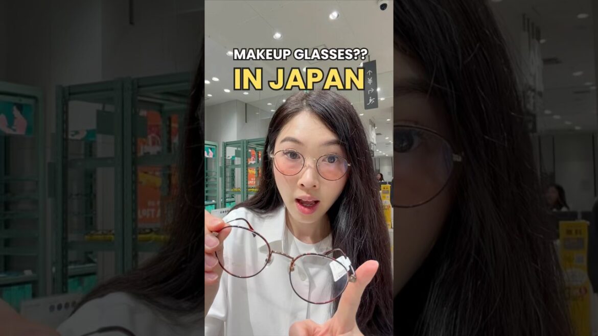 YOU CAN FIND MAKEUP GLASSES IN JAPAN??? #japan YOU CAN FIND MAKEUP GLASSES IN JAPAN??? #japan