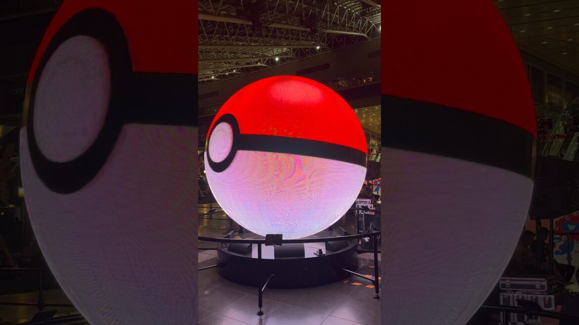 Pokemon Special Movie Sphere Vision at Osaka Station Japan #shorts Pokemon Special Movie Sphere Vision at Osaka Station Japan #shorts