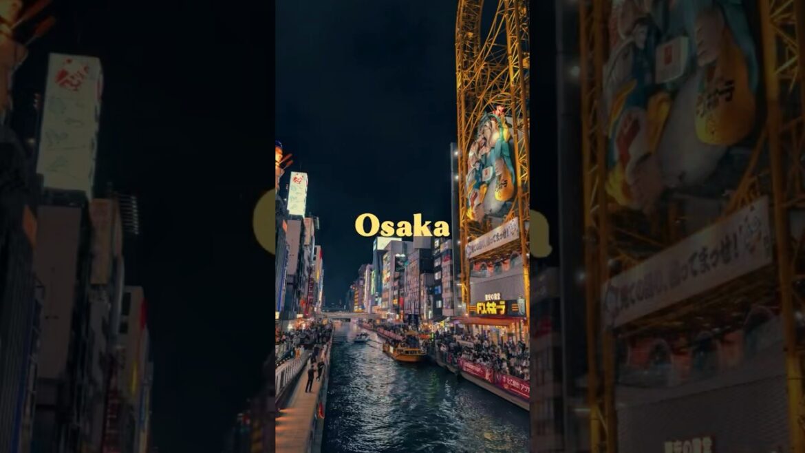 Welcome to Osaka Japan 🇯🇵 #osaka #japan #travel