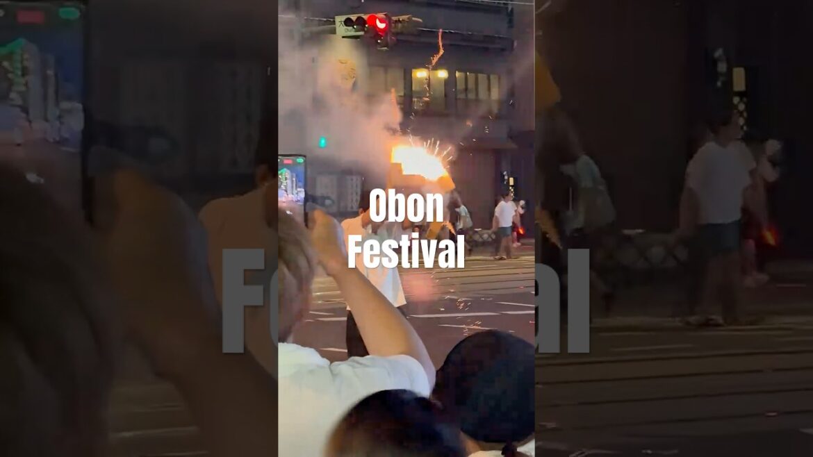 Obon Festival in Nagasaki, Japan