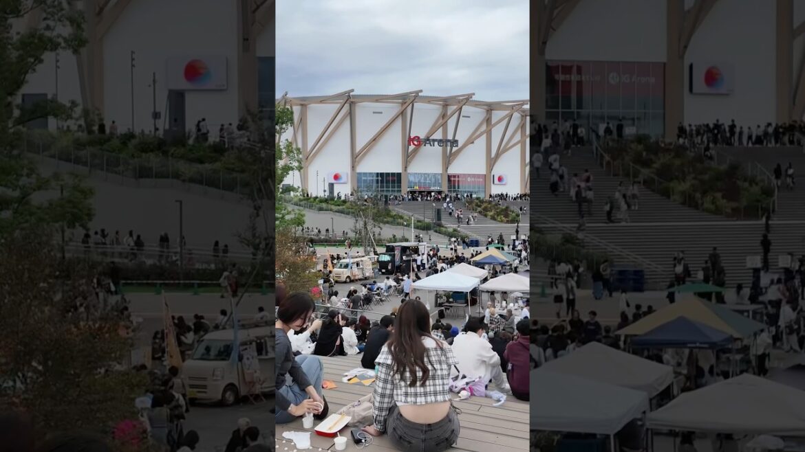 [名古屋] aespa IGアリーナ (名古屋)  入場前・開演前の雰囲気 / Nagoya, Japan