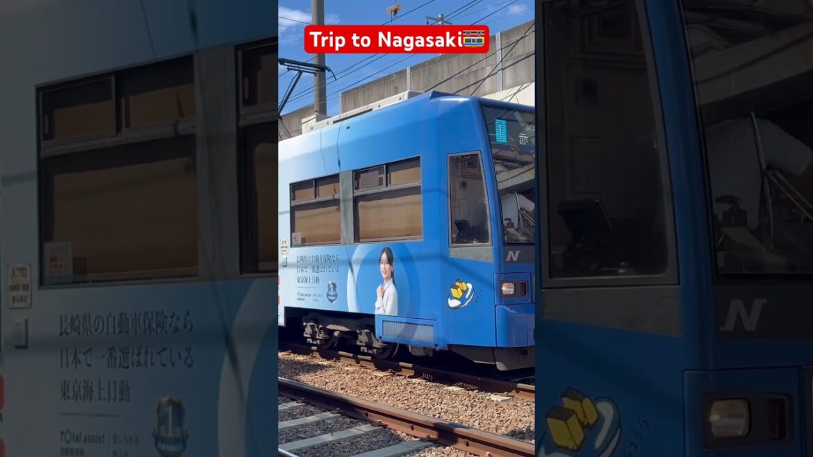 Our trip to Nagasaki raiding tram train in Nagasaki Japan#ytshorts #japan #travel Our trip to Nagasaki raiding tram train in Nagasaki Japan#ytshorts #japan #travel