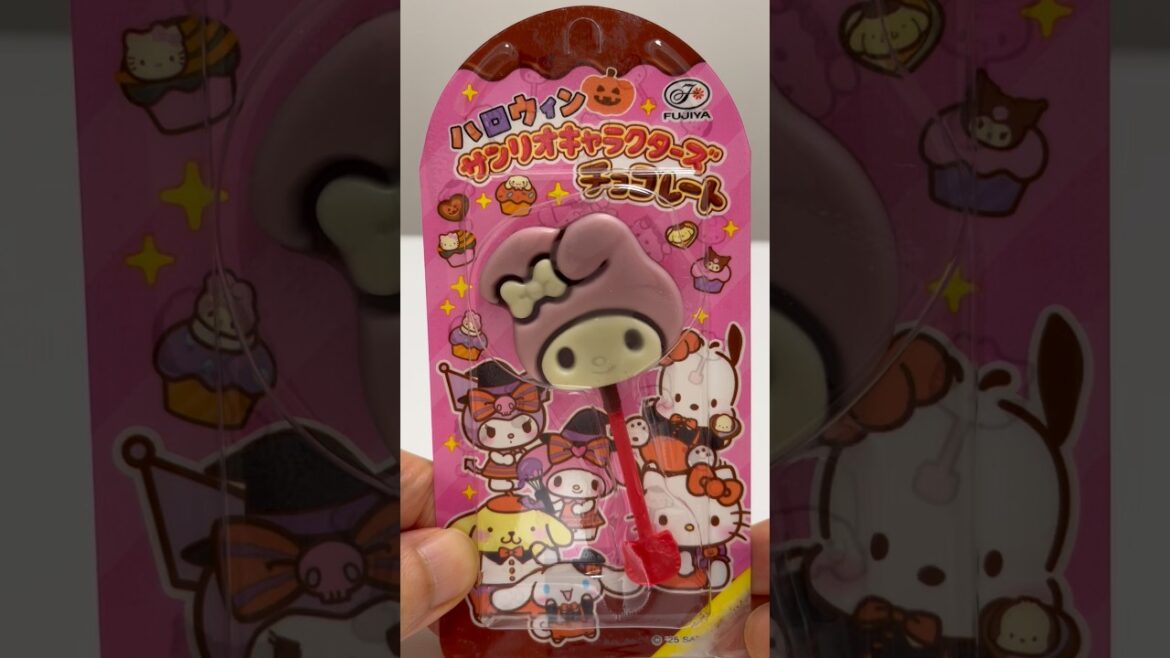 Sanrio Characters Halloween Lollipop Chocolate My Melody #shorts