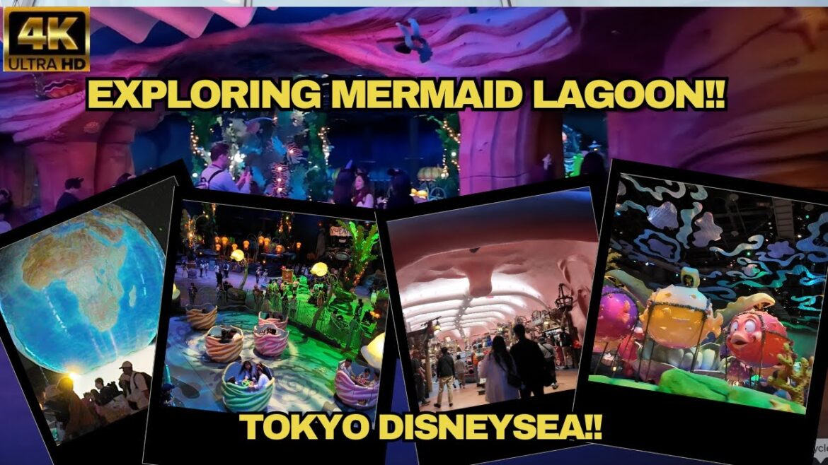 Journey Under the Sea! 🌊 Exploring Mermaid Lagoon at Tokyo DisneySea 🧜‍♀️ #explore #japan #nhedtv