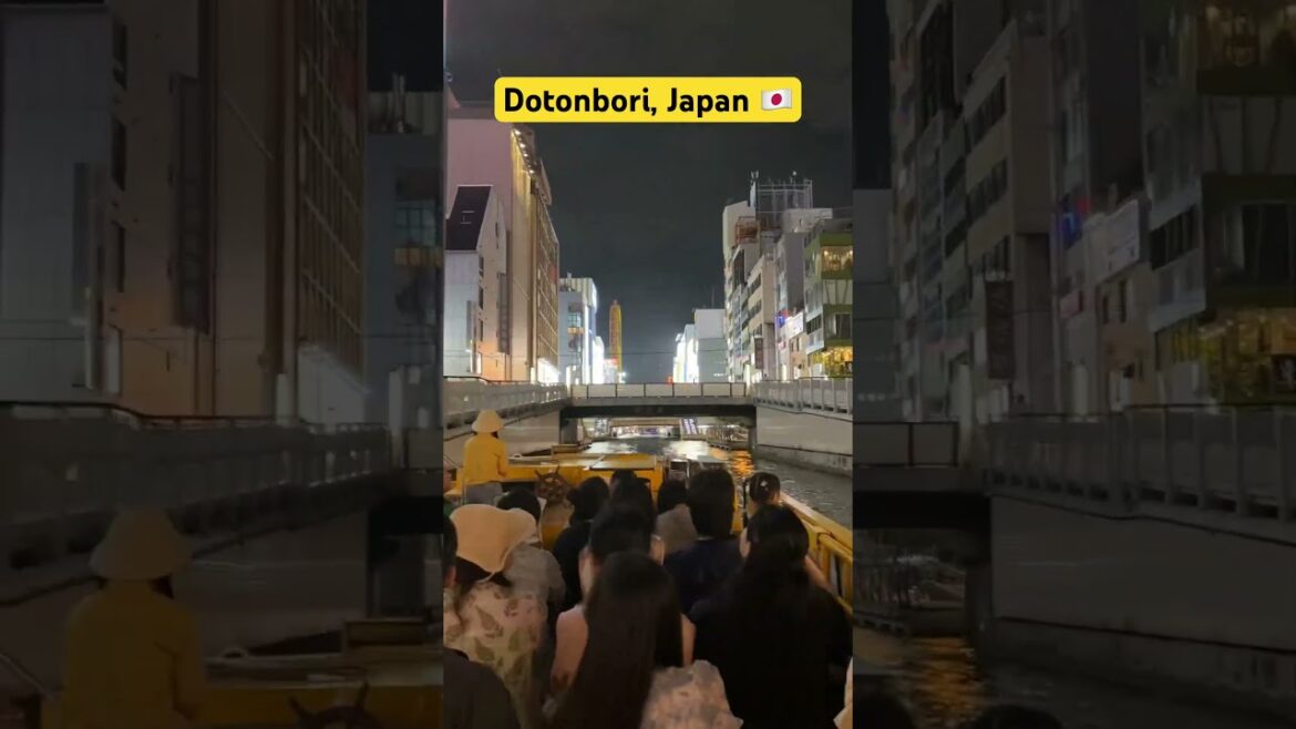 Dotonbori, Osaka City, Japan 🇯🇵 #japan #travel #osaka #dotonbori #tourist