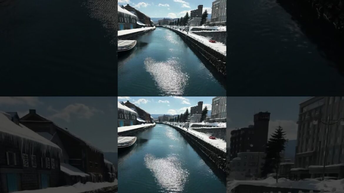 otaru after a snow storm is pretty too 🤍 #japantravel #travelvlog #sapporo