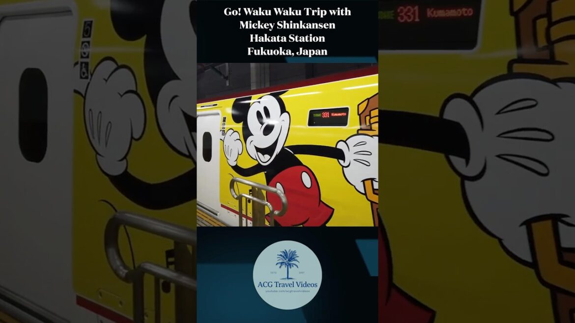 Go! Waku Waku Trip with Mickey Shinkansen – Hakata Station – Fukuoka, Japan Go! Waku Waku Trip with Mickey Shinkansen - Hakata Station - Fukuoka, Japan