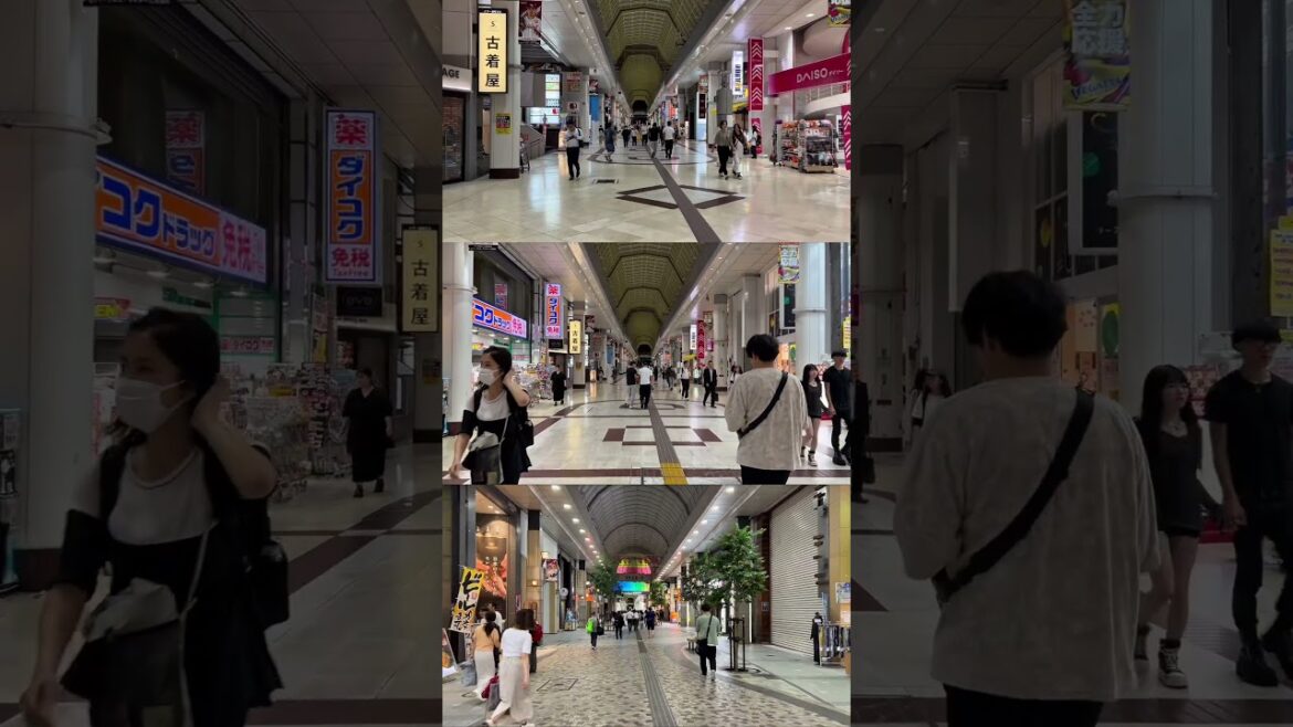 [Sendai, Japan] Hapina Nakakecho Night Arcade Walk ✨ [4K HDR] #Shorts