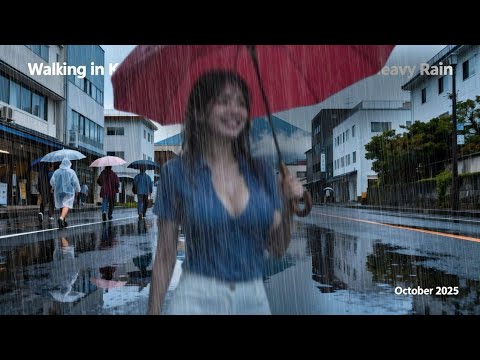 Walking in Kagoshima: A City Refreshed After Heavy Rain | October 2025 Walking in Kagoshima: A City Refreshed After Heavy Rain | October 2025