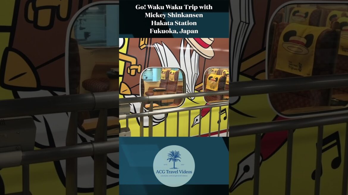 Go! Waku Waku Trip with Mickey Shinkansen – Hakata Station – Fukuoka, Japan Go! Waku Waku Trip with Mickey Shinkansen - Hakata Station - Fukuoka, Japan