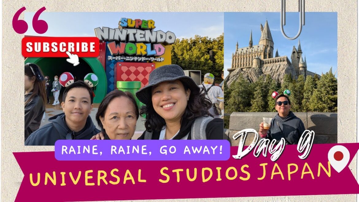 DAY 9 | UNIVERSAL STUDIOS JAPAN WITH MY SENIOR MOM | FREE TIMED-ENTRY AT SUPER NINTENDO WORDL 🇯🇵