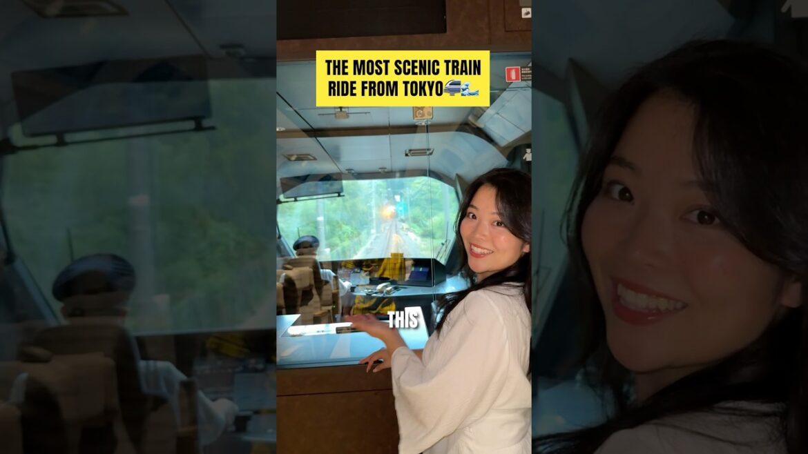 The most scenic train ride from Tokyo๐๐ #visitjapan #japantrip #japantravel The most scenic train ride from Tokyo๐๐ #visitjapan #japantrip #japantravel