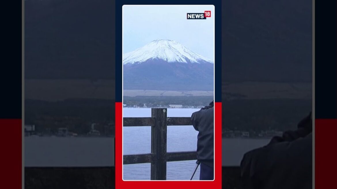 Japan’s Iconic Mount Fuji Witnessed Its First Snowfall Of The Season | #nature #snowfall facebook