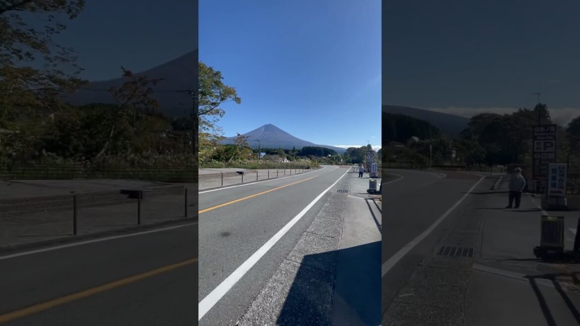 Mount Fuji View of Japan 🇧🇷in🇯🇵 📸 #shorts