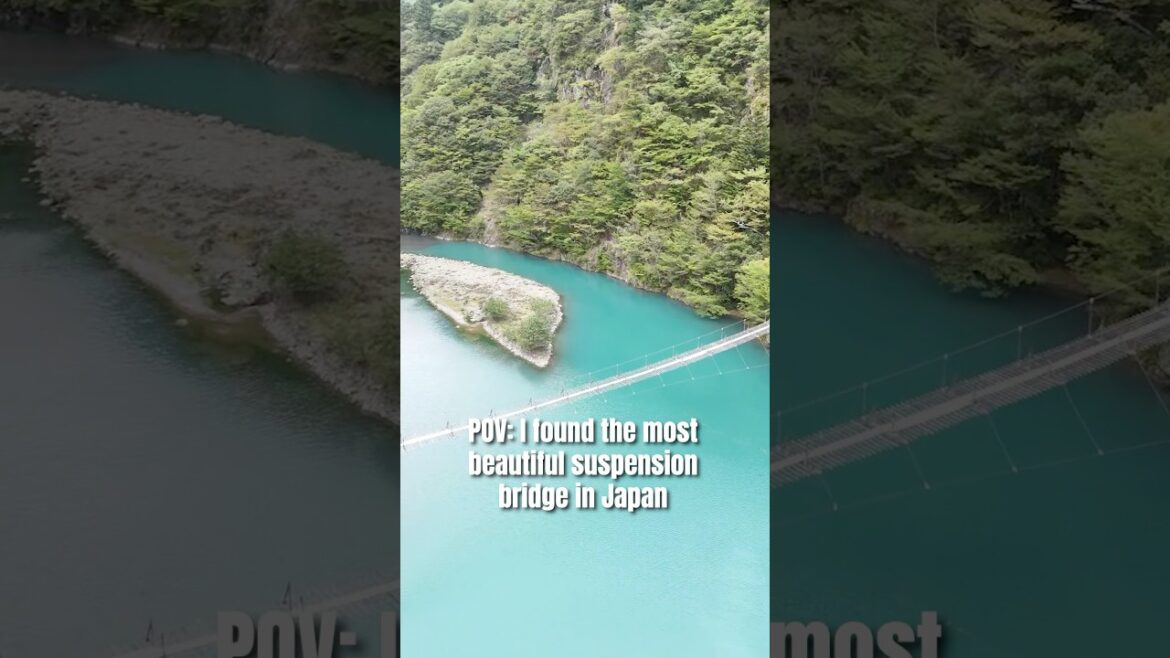 The most beautiful suspension bridge in Japan🌁🇯🇵 #visitjapan #japantravel #japantrip The most beautiful suspension bridge in Japan🌁🇯🇵 #visitjapan #japantravel #japantrip