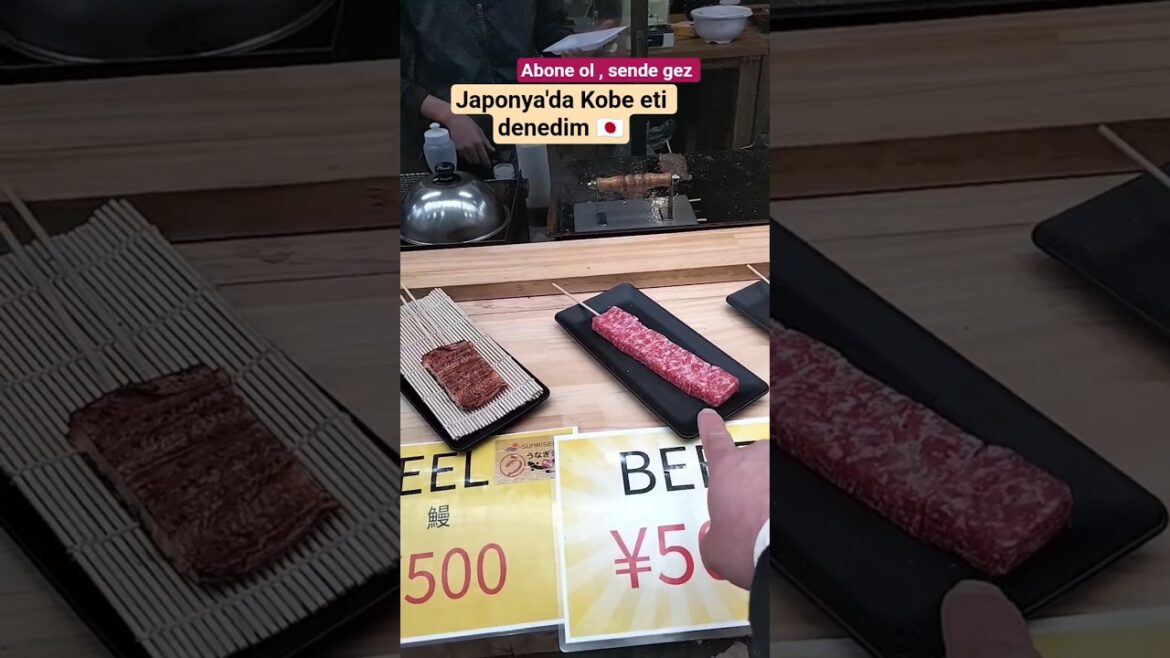 Japonya'da Kobe eti denedim EFSANE LEZZETİ🇯🇵#travel #japan #japonya #osaka #vize #gezgin #dünyaturu