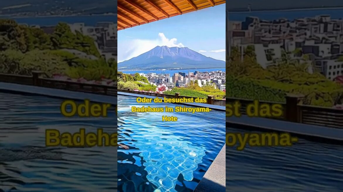 Kagoshima – eine Stadt in Japan, die direkt neben einem Vulkan liegt #short Kagoshima – eine Stadt in Japan, die direkt neben einem Vulkan liegt #short