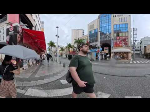 Walking Kokusaidori in Naha #Insta360 Walking Kokusaidori in Naha #Insta360