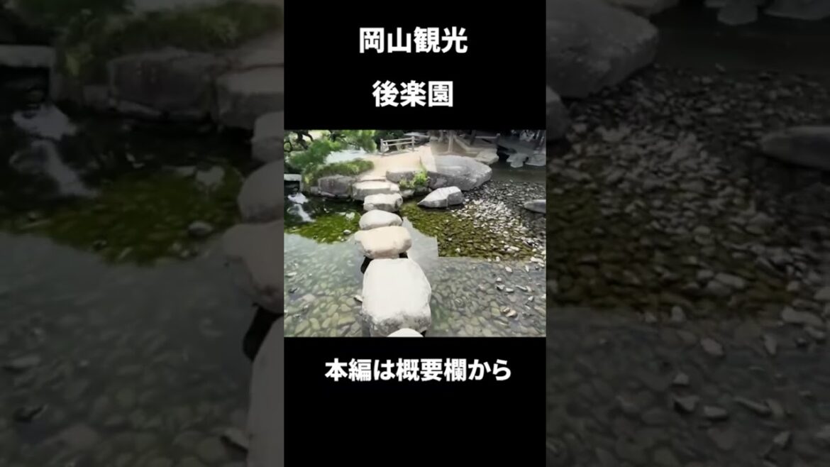 [Okayama Tourism] Korakuen Travel Vlog [Japanese Summer] #shorts  #travel