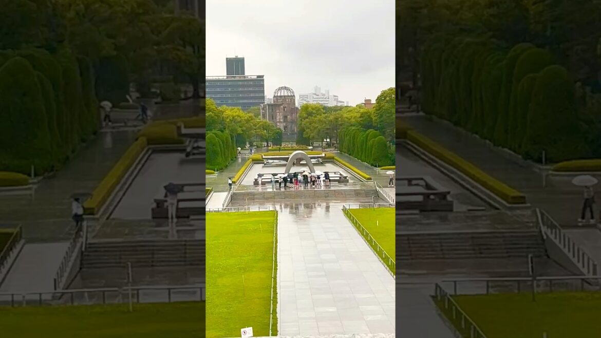 Hiroshima, Japan - Peace Memorial Park and Atomic Bomb Dome