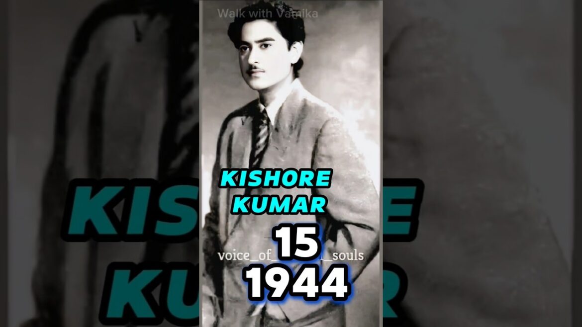 KISHOR KUMAR Age Transformation (1929-1987) kishore kumar life journey evolution #kishorkumar #viral
