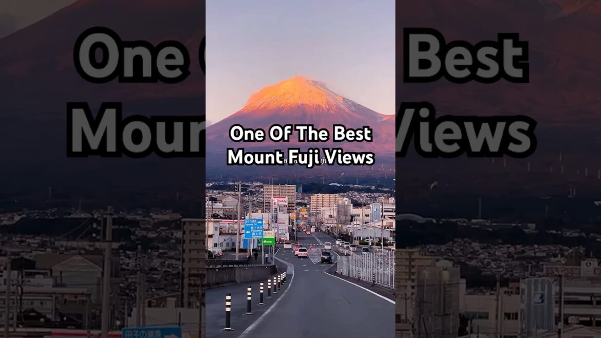 One of the best views of Mt Fuji, Japan!📍Mt Fuji dream bridge #mountfujiview #japantravel #mtfuji