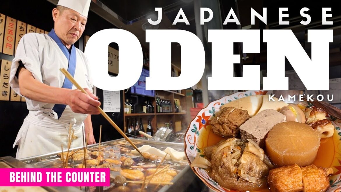 Behind the Counter at a Local Japanese Oden Restaurant Behind the Counter at a Local Japanese Oden Restaurant