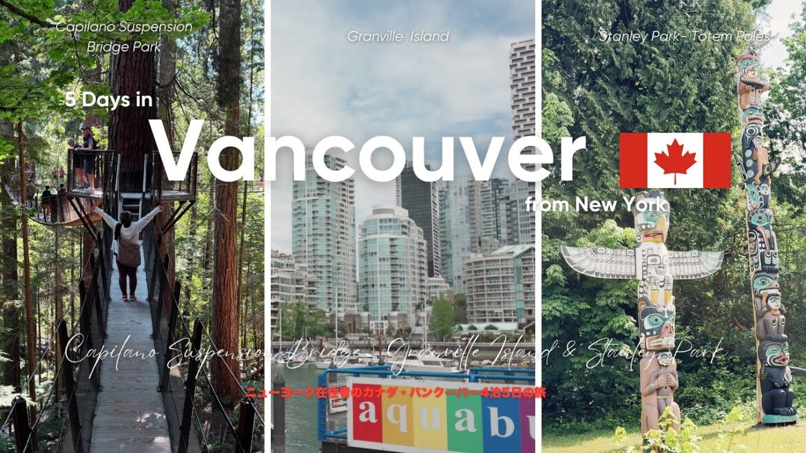 TRAVEL|Vancouver Vlog | Summer Trip Capilano Suspension Bridge, Granville Island & Stanley Park TRAVEL|Vancouver Vlog | Summer Trip Capilano Suspension Bridge, Granville Island & Stanley Park