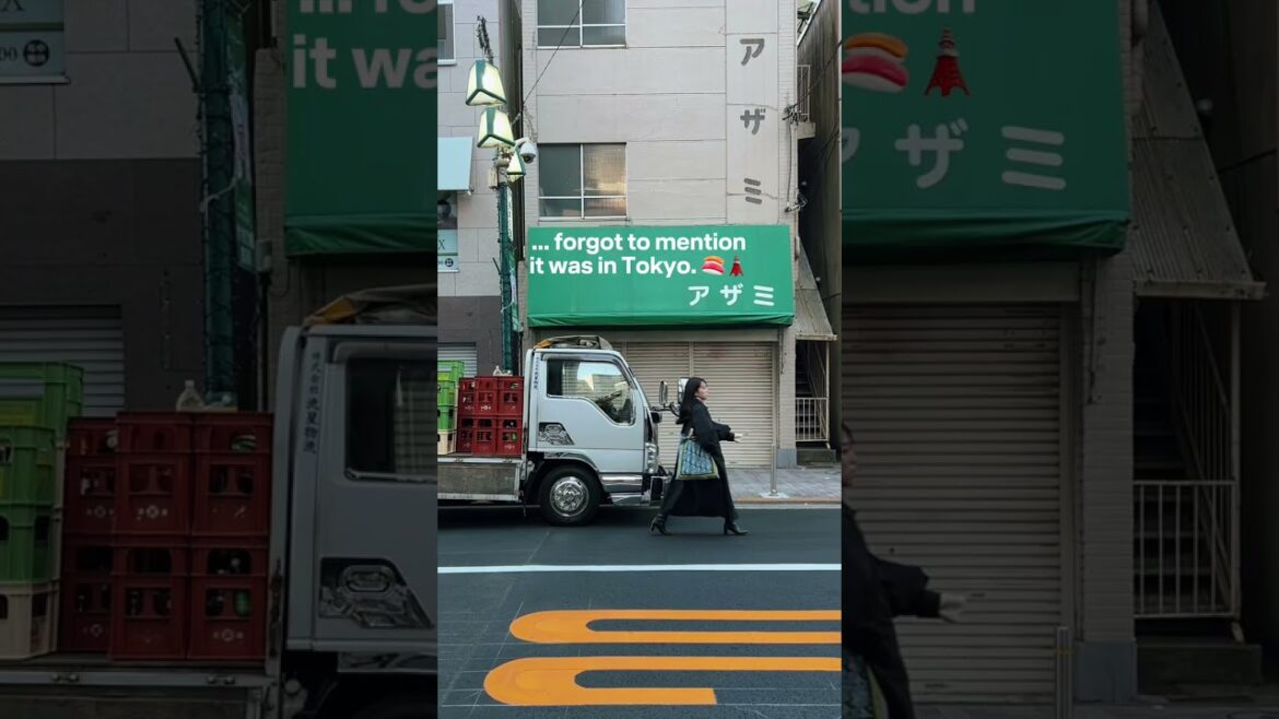 Me: ‘Just a quick stroll.’ Also me: sightseeing in Tokyo like it’s no big deal. ✈️🗺️