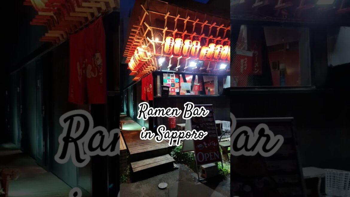 Ramen in Sapporo #shorts #japan #sapporo #ramen Ramen in Sapporo #shorts #japan #sapporo #ramen