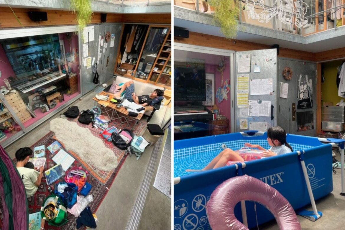 Architect Builds His Family Home on 613-Sq-Ft Space—Inside There’s a Twist Soo Kim