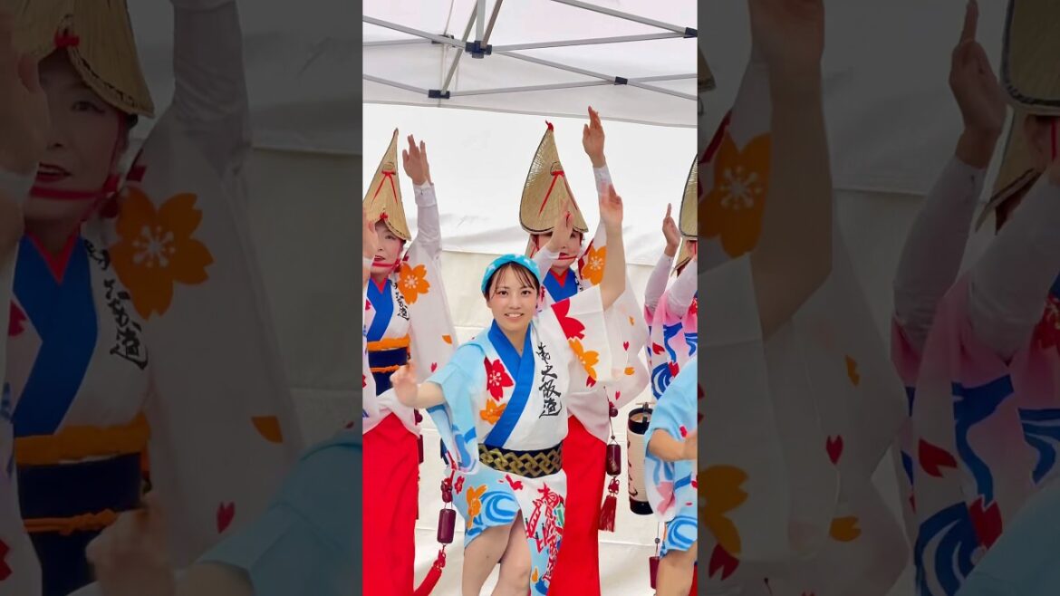 Joy and Energy! Awa Odori by Minami Osaka Ren in the Heart of Osaka 🎶