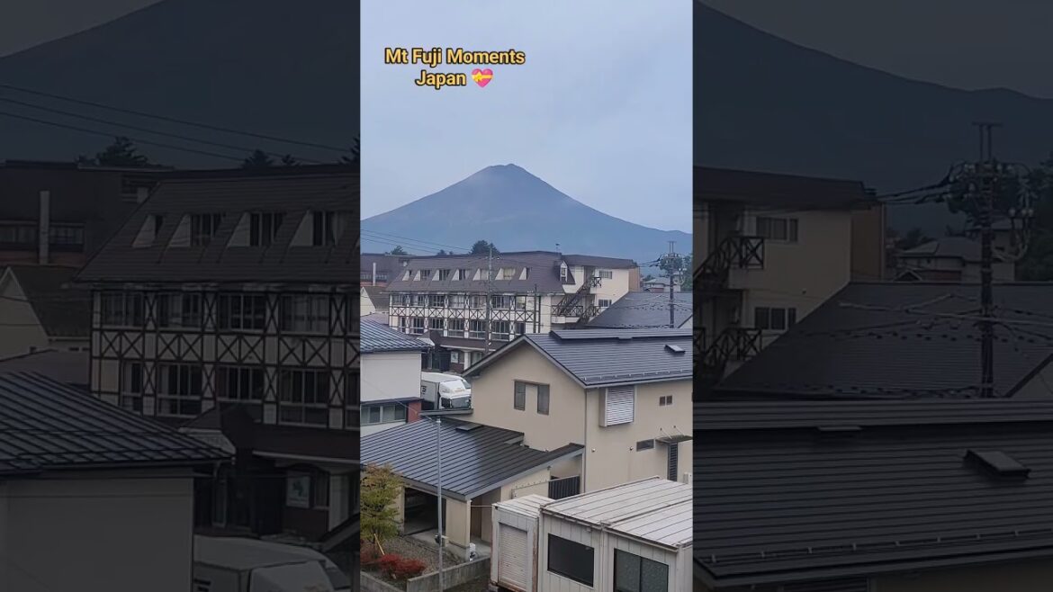 Our Mt Fuji Moments in Japan 💖💕 #japantravel #mtfuji #begratefuleveryday